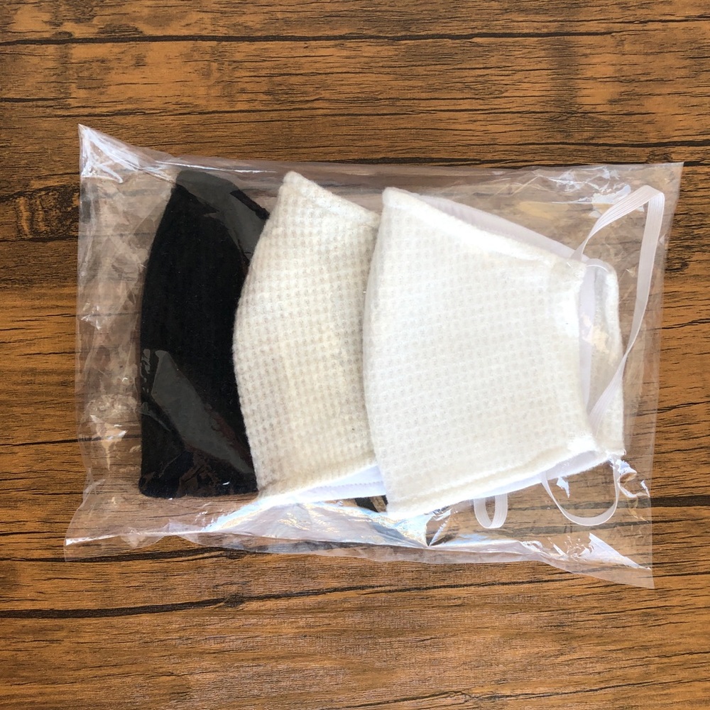 3 Triple-Layer Face Masks - Picture 3 of 8